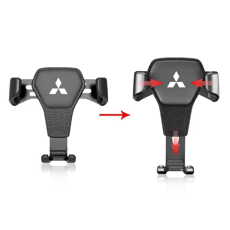 czajbk1 Car Phone Mount Vent Clip Holder GPS Stand for Mitsubishi Lancer ASX Outlander Pajero Sport L200 Xpander