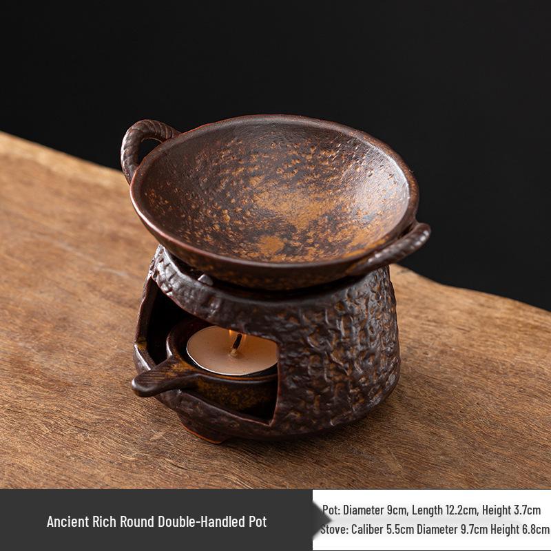 Жаростойкая антикварная восковая свеча и горелка для благовоний (tea light) для эфирных масел, сухой burning шалфея, пало санто и ароматизации дома.