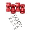 4Pcs Metal RC Body Shell Mount Column Hole Locator Magnetic Car Shell Hole Locator for PC PVC Shell