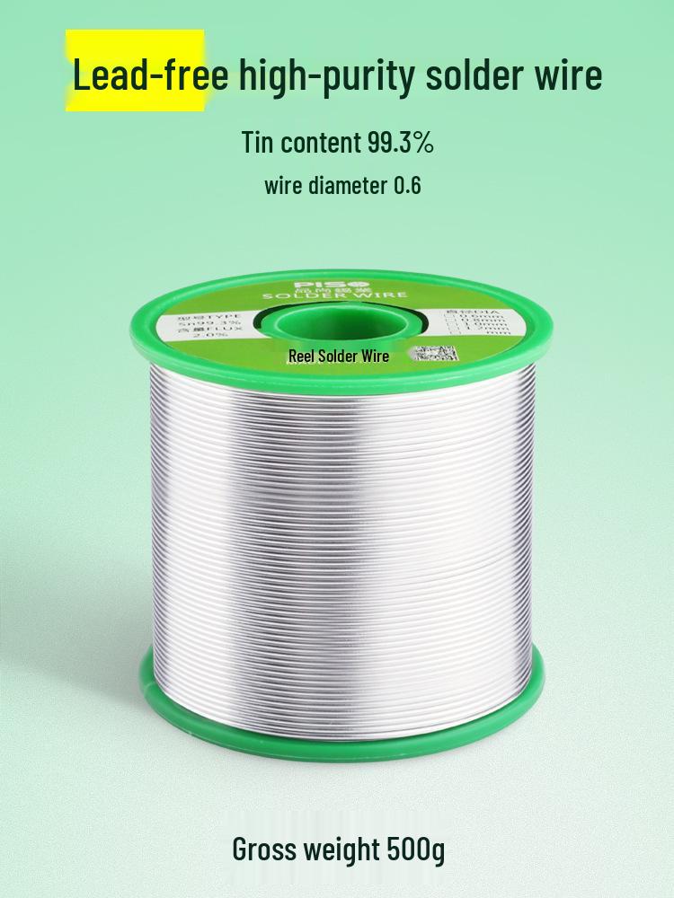 Высокочистая низкотемпературная припойная проволока с канифолью - Идеальна для бытового использования