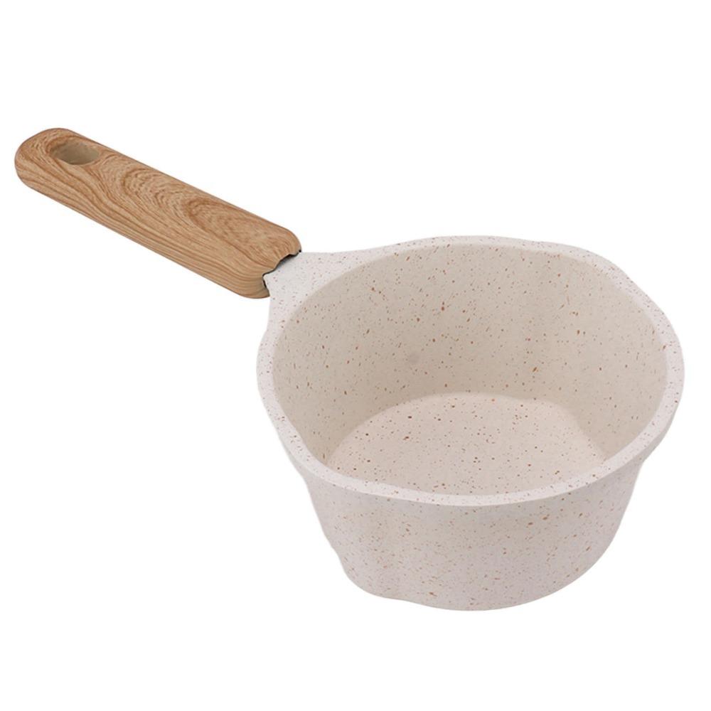 Multifunctional Non-stick Pan Flat Bottom Sauce Pan Butter Melting Pot Milk Warmer Pot Soup Making