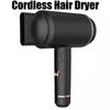 Cordless Hair Dryers Rechargeable Portable Travel Hairdryer Wireless Blowers Salon Styling Tool