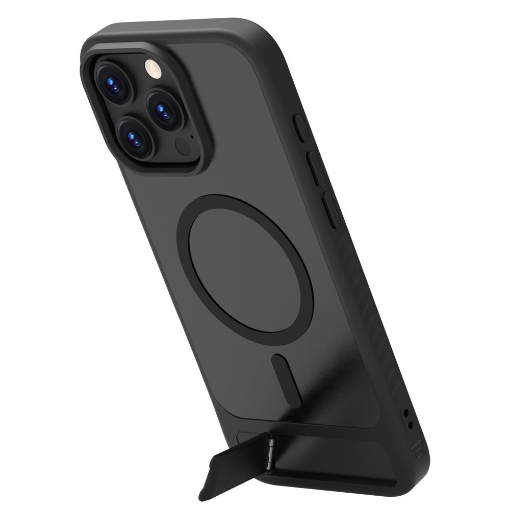 LEREACH Серия Le-Chic Для чехла iPhone 16 Pro Max Совместим с MagSafe Подставка ТПУ+ПК Чехол для телефона