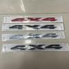 2pc  Chrome 4x4 Emblem Badge 3D 4 x 4 Emblem Nameplate Decal Compatible with 1500 2500 3500 Flat Letter
