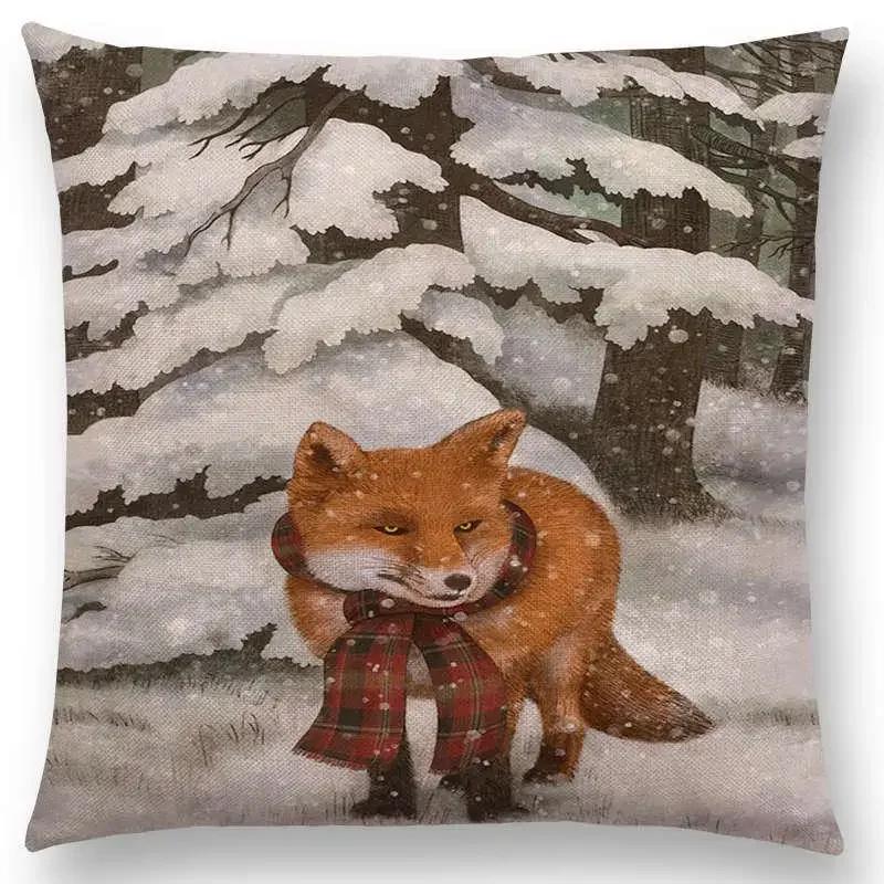 Новейшая Милая Маленькая Привидение Парусник Кит Океан Олень Медведь Дайвер Принты Наволочка Диванная Подушка