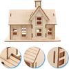 Пазлы для взрослых 1 набор Модель домика 3D Деревянные 3D-пазлы Диорама Дом-пазл Сборная модель дома 3D-деревянный пазл Деревянный Сельский 3D-пазлы Деревянный