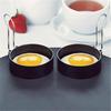 Egg Ring Mold Folding Perfect Circular Non Stick Handle Fried Boiled Fried