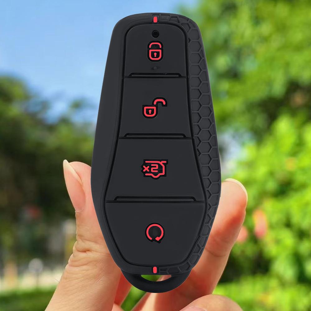 Силиконовый Держатель Чехол Брелок для Автомобильного Ключа Для Byd Atto 3 Han Ev Dolphin Song Pro Max Tang Dm Yuan Dolphin E2 Qin Plus