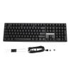108 Keys Mechanical Keyboard with RGB 100 Percent Brown Switch Keyboard 2.4G Wireless BT3.0 5.0