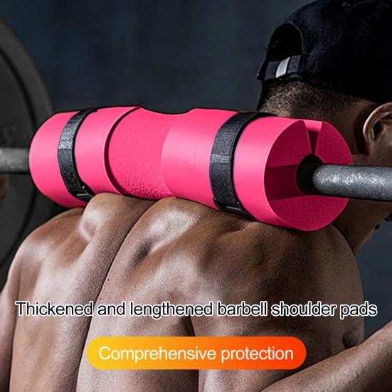 Barbell Squat Pad Foam Sponge Support Pad Shoulder Neck Protection Bar Pad Cushion for Hip Thrust Weightlifting Lunges