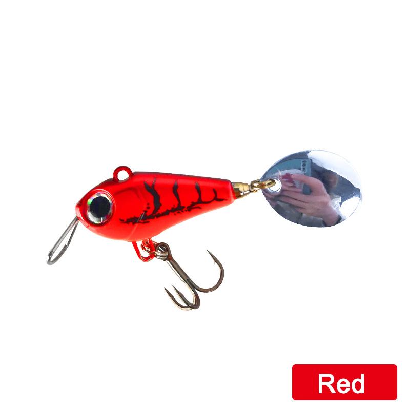 Vib маленькая небесная звезда вращающаяся с блестками 3,3 см 15 г японский стиль приманка для дорожного бегуна микрообъект маленькая фасоль Дин вращающаяся вибрация