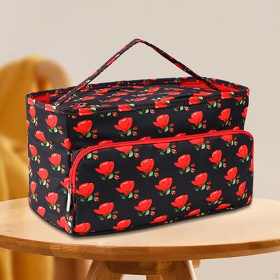 Сумка для вязания пряжи Tote Проект вышивки Легкая многофункциональная вещь для вязания крючком