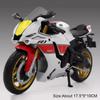 1:12 Yamaha Yzf-r1m Сплав Bmw S1000rr Мотоцикл Игрушки Литая Машина Управление Передним Колесом Резиновые Шины Транспортное Средство Для Мальчика Праздничные Подарки