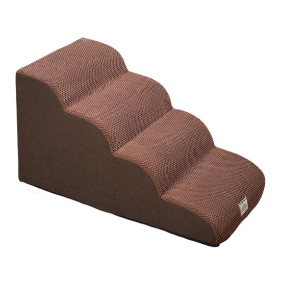 Лестница для маленьких собак, изогнутые ступеньки для собак, комнатная рампа для щенков и пожилых питомцев, моющаяся