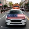 Эластичный защитный чехол на капот автомобиля с американским флагом. Идеально подходит для Дня независимости и праздников.