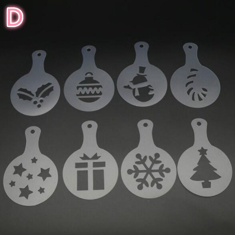 Формы для кофе, 16 шт., креативная пластиковая форма для гирлянды, необычная форма для кофейной пены, спрей, шаблон украшения