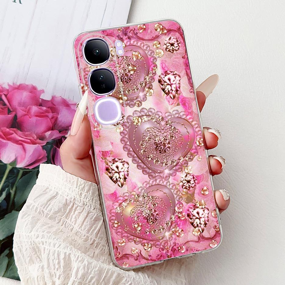 For Vivo Y200 5G Case Vivo V40 Lite Beautiful Butterfly Painted Cover Soft Slim Phone Case For Vivo Y300 Y 200 V40Lite 5G Bumper