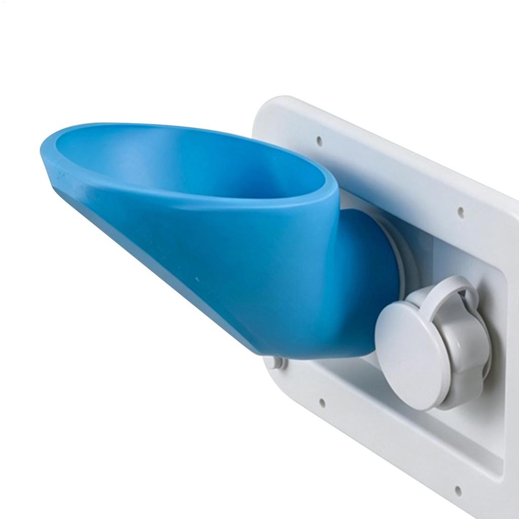 Portable Filler RV Trailer Water Inlet Funnel New Fresh Water Tank Filling Funnel For Trailer Van Motorhome Travel Camping Road