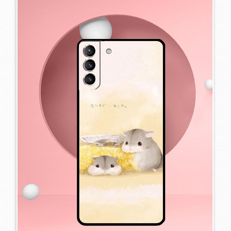 Hamsters Case For Samsung Galaxy S24 Ultra S22 Plus S20 S21 FE S8 S9 S10 Note 10 20 S23 Ultra Cover
