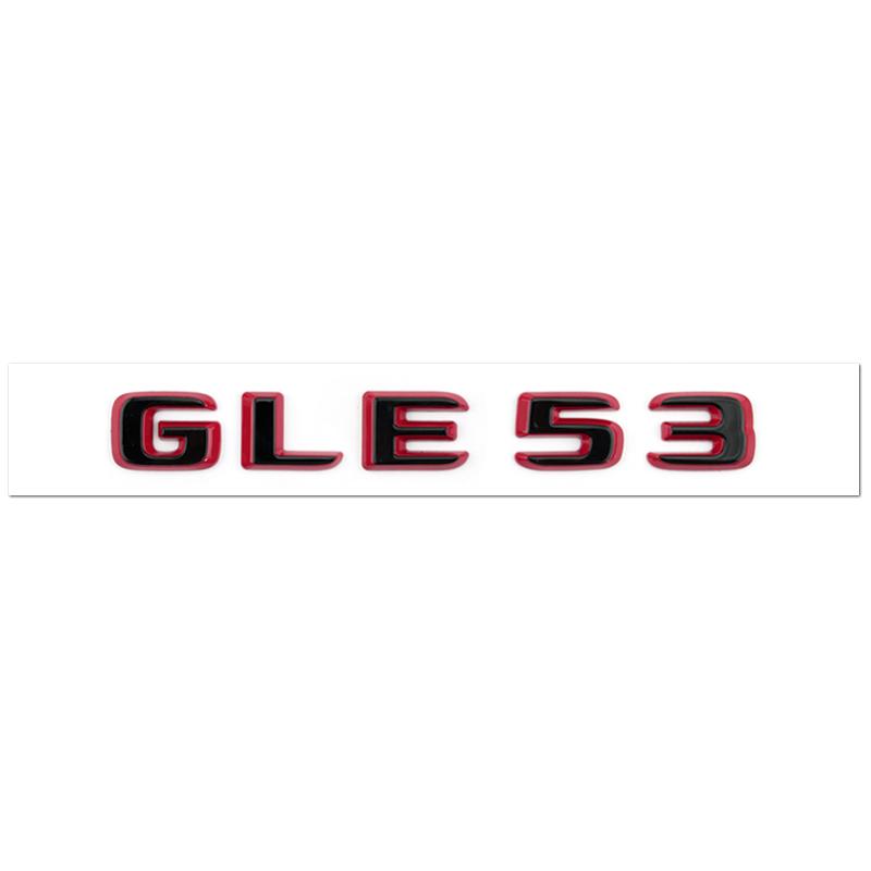 Подходит для задней наклейки с буквами Mercedes Benz C63S GT63S S63LGLE53 SL63S модификация W205 W206 C190 X290 W167 черная красная версия