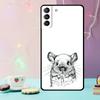 Cartoon Chinchilla Phone Case For Samsung Galaxy S24 Ultra S20 S21 S22 S23 S25 Ultra S9 S10 Plus S24 FE Cover