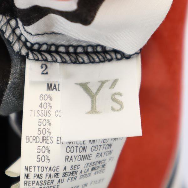 Y's No sleeve asymmetry one piece 2 Black series Women Used