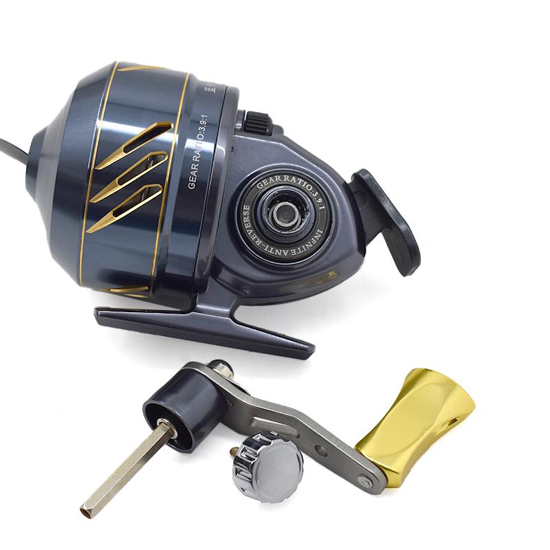 High-quality Spinning Fishing Reel 3.9:1 Gear Ratio River Use Left Hand Stainless Steel Coil Wheel