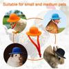 New Chicken Hat For Hens Tiny Pets Funny Chicken Accessories Hen Top Hat For Rooster Duck Parrot Hamster Poultry Stylish Show Costum