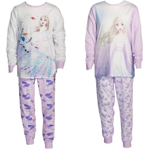 Disney Girls Elsa & Olaf Long Pyjama Set (Pack of 2)