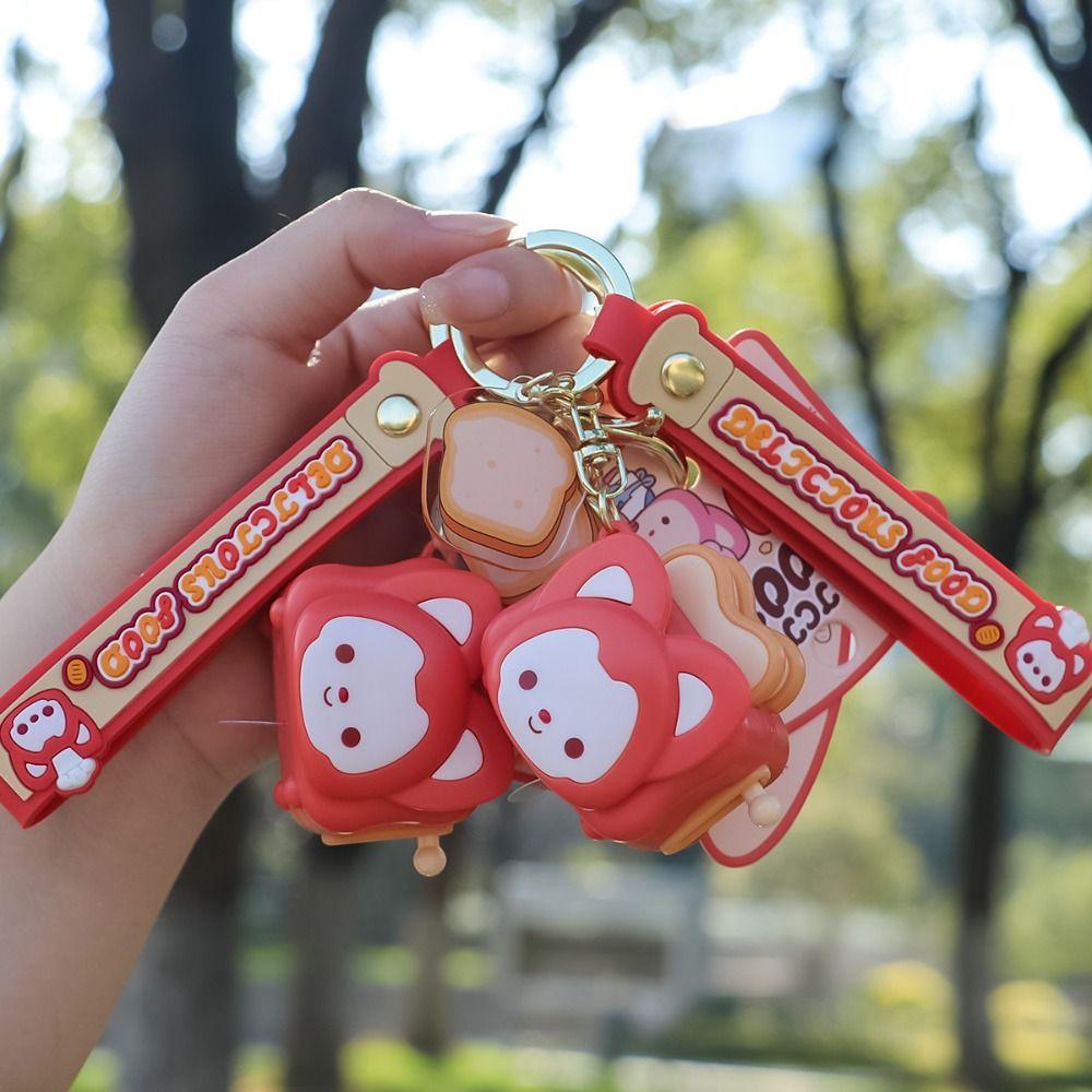 Мини Подвеска Животное Изысканный Мультяшный Брелок Аксессуары для Сумки Брелок Тостер Подарок