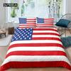 Комплект постельного белья с национальным флагом размера King, креативный комплект постельного белья с американским флагом для подростков и взрослых, односпальное и двуспальное одеяло из микрофибры