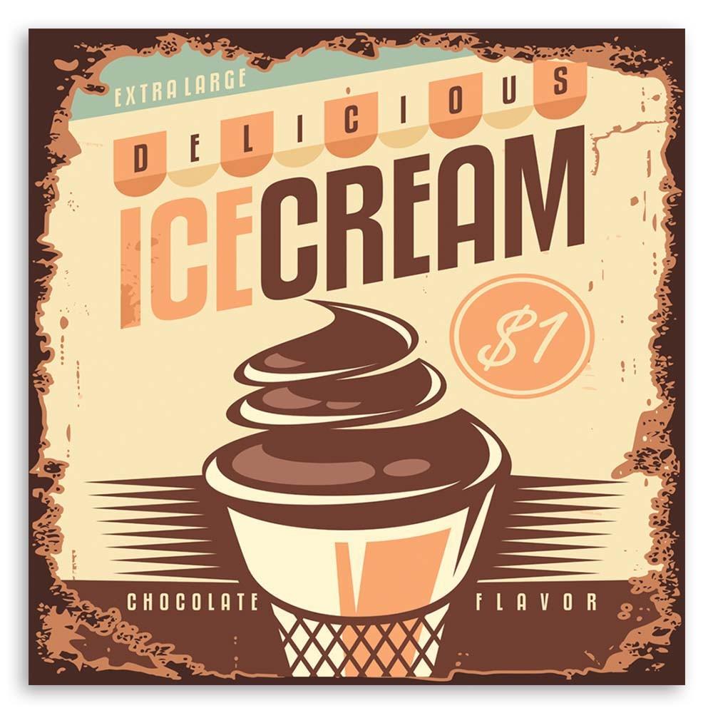 Холст принт Винтажная вывеска