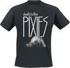 Футболка Pixies Смерть Пикси Логотип Группы Новая Официальная Мужская Черная