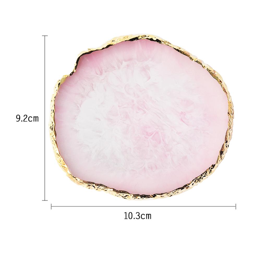 1 шт. круглая смола агатовая палитра для дизайна ногтей накладные кончики ногтей смешивание цветов палетка для рисования гель-лак дисплей полка маникюрный инструмент