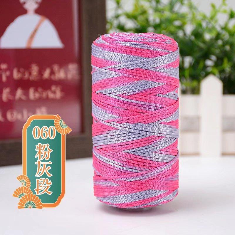 Mercerized Ice Hemp Thread 100G Shaft Medium And Thin Hollow Thread Sun Hat Shoes Crochet Hand-Woven Thread Full Free Shipping