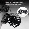 1pair Non-slip MTB Bike Pedals Durable Rear Seat Footrest New Mounted On Bike Bike Accessories