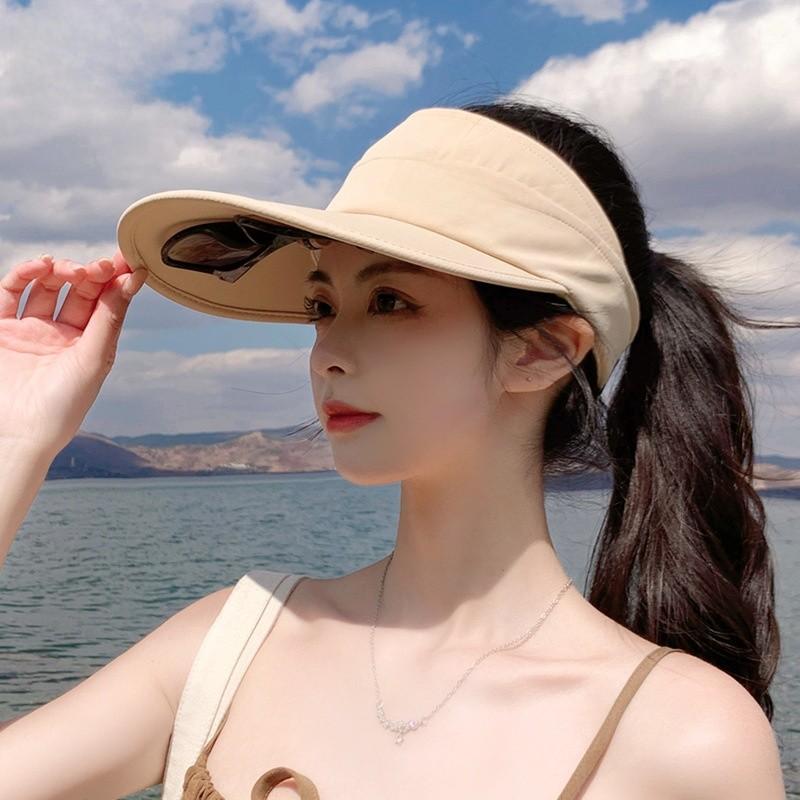 Летняя уличная шляпа от солнца с солнцезащитными очками, широкими полями, дышащая, УФ-защита для женщин