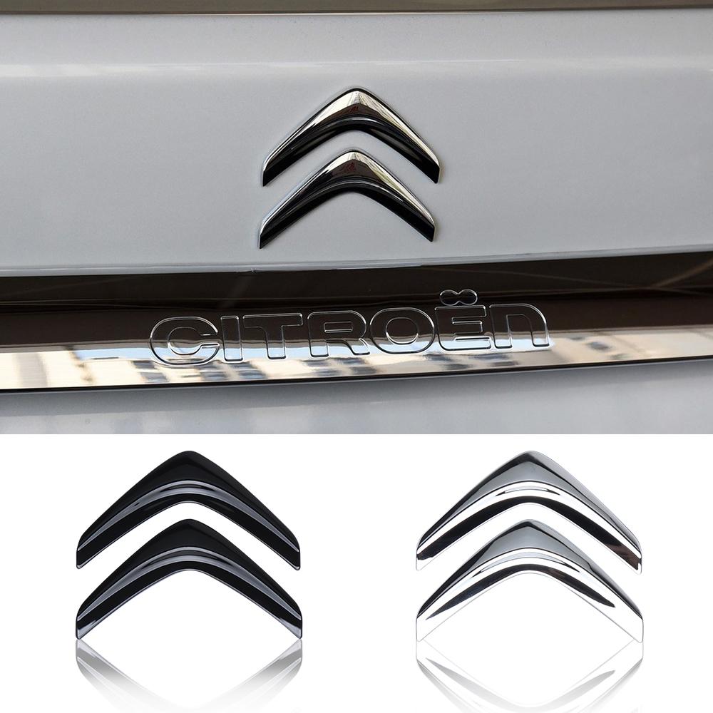 Car Front Grille Rear Trunk Emblem Sticker Decal for Citroen C1 C2 C3 C6 C8 Berlingo Jumpy C4 Picasso Xsara C5 Aircross Cactus
