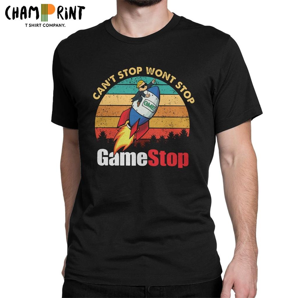 Gamestop Street Илон Маск Reddit Футболки Мужские Wallstreetbets Gme Wsb Футболка Акции Stonks