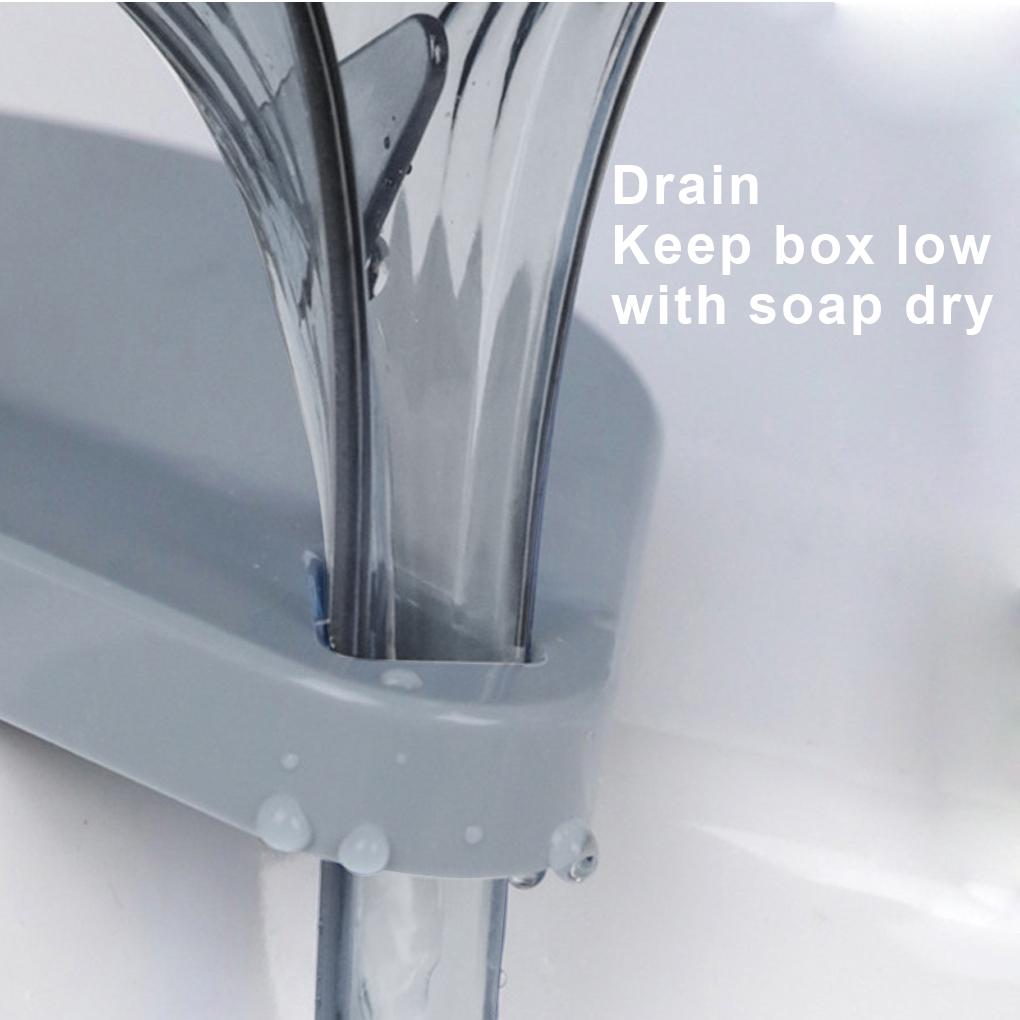 Держатель для губки для мытья мыла в форме листа, сливной ящик, полка для мыла с присосками