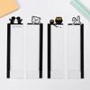 Computer Side Panel Label sticker Message Memo Board Desktop Plastic Holder Remind Memo Pad