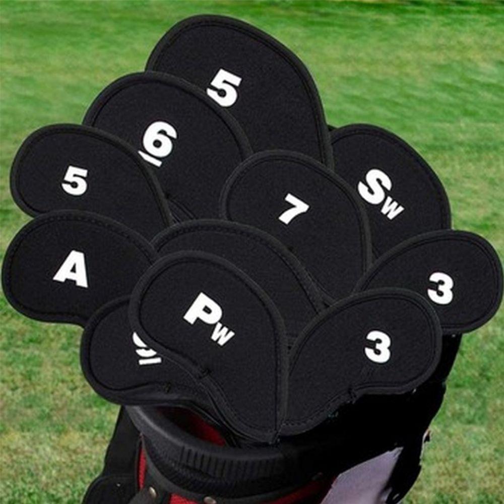10PCS Universal Protector Putter Driver Mallet Sleeve Golf Iron Head Cover Club Headcover