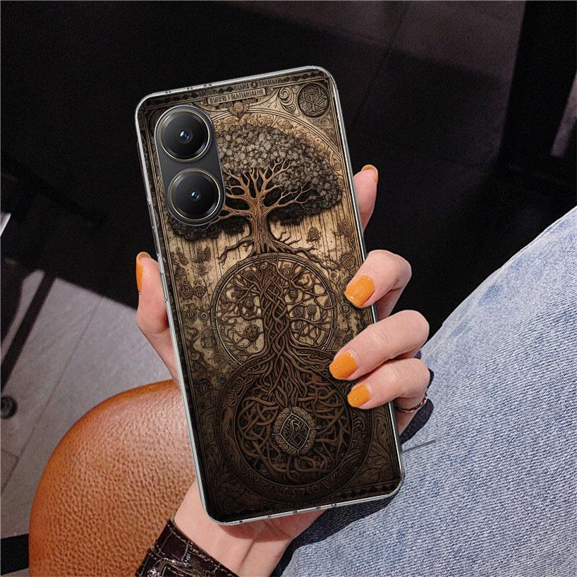 Tree of Life Space Phnoe Case for Xiaomi Poco X5 X6 X7 Pro X4 Gt F7 Ultra M8 M7 Redmi 15C 15 13C 13 12C 12 Unique Cover Coque Po