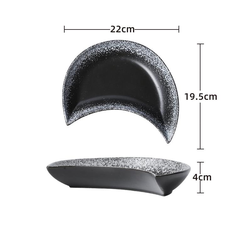 Керамическая тарелка в японском стиле, салатная тарелка, десертная тарелка, тарелки для закусок, сервировочные тарелки, фирменная посуда для ресторана