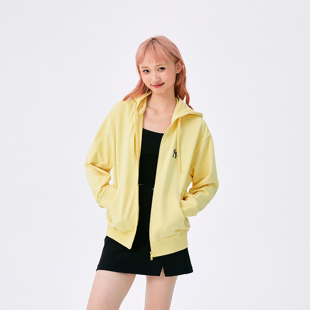New MLB New York Yankees Basic Collection SS25 Sweatshirt Unisex Yellow 3ATRB0151-50YEL