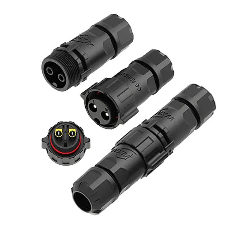M28 Docking/Panel Type Industrial Grade Waterproof Aviation Plug 2/3/4/5/6pin Solderless/Welding Connectors m28 25A/35A/50A 300V