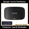 Оригинальный считыватель карт Lexar Professional CFexpress Type B/UHS-II SD 2 в 1 Считыватель карт памяти/Лекция USB 3.2 Gen 2 Type C Для ПК