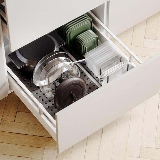 1/2 шт. Стеллаж для хранения Выдвижной регулируемый органайзер для ящика со съемными перегородками Пластиковая сушилка