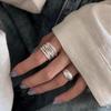 Korean Retro Multi-Layer Line Wrap Ring - Women's Hip Hop Style, Versatile Index Finger Fashion Ring