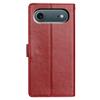 For iPhone 17 Air Leather Case Wallet Stand Phone Cover with Handy Strap